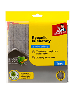 Jan Niezbędny Silver Block Ręcznik z Mikrofibry