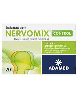 Nervomix Control, Suplement diety na uspokojenie, Kapsułki