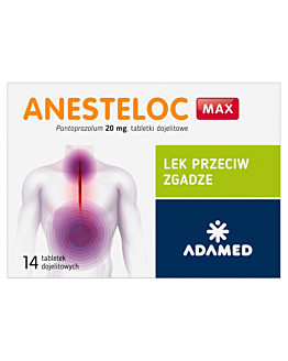 Anesteloc Max 20 mg, Tabletki dojelitowe