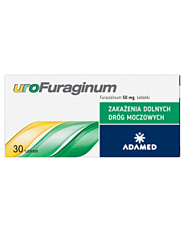 Urofuraginum 50 mg, 30 Tabletek