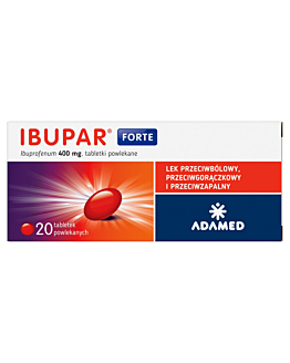 Ibupar Forte 400 mg, 20 Tabletek