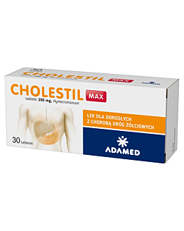 Cholestil Max 200 mg, Tabletki