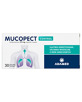 Mucopect Control 375 mg, 30 Kapsułek