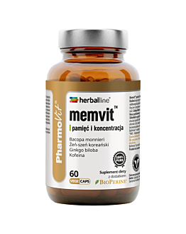 Pharmovit Memvit Suplement diety na pamięć i koncentrację kapsułki 