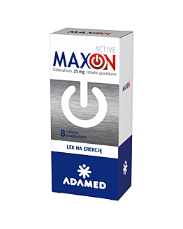 Maxon Active 25mg, 8 Tabletek powlekanych