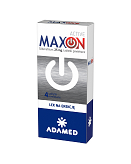Maxon Active 25 mg, 4 Tabletki powlekane