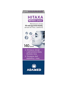 Hitaxa Metmin-Spray 0,05 mg/dawka, Aerozol do nosa