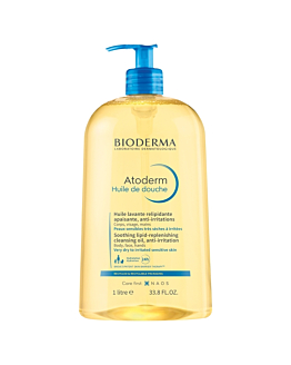 Bioderma Atoderm Huile De Douche, Olio detergente ultra-idratante, 1000 ml
