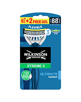 Wilkinson Xtreme3 Ultimate Plus 6+2 Gratis