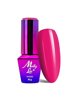 MollyLac Flamingo Lakier Hybrydowy UV LED Nr 145 Aruba 10 g