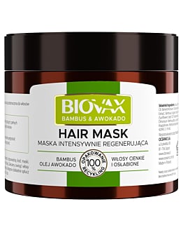 L'biotica Biovax Bambus & Olej Avocado Maska do włosów