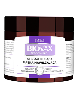 L'biotica Biovax Sebocontrol Normalizująca maska seboregulująca do włosów 