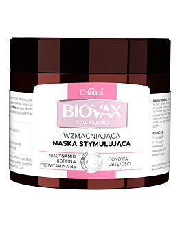 L'biotica Biovax Niacynamid Wzmacniająca maska stymulująca do włosów 