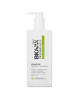L'biotica Biovax Trychologic Przetłuszczanie Szampon do włosów i skóry głowy 