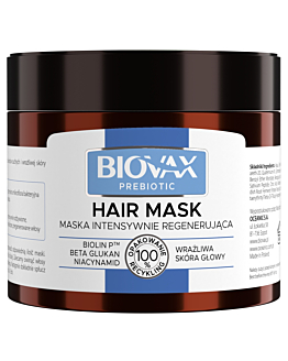 L'biotica Biovax Prebiotic Intensywnie regenerująca maska do włosów  