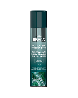 L'biotica Biovax Ultra Green for Brunettes Suchy szampon 