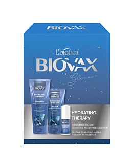 Zestaw L'biotica Biovax Hydrating Therapy Szampon + Maska + Serum