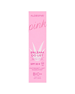 Aloesove Pink, Ochronny balsam do ust SPF30