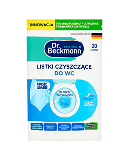 Dr. Beckmann Magic Leaves Ocean Breeze Listki czyszczące do WC