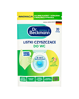 Dr. Beckmann Magic Leaves – Fogli Detergenti per WC al Profumo di Agrumi