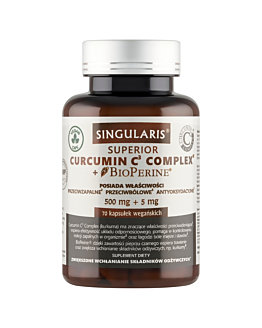 Singularis Superior Curcumin C3 Complex Bioperine 500 mg + 5 mg
