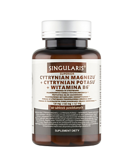 Singularis Superior Cytrynian Magnezu+ Cytrynian Potasu + Wit. B6 tabletki