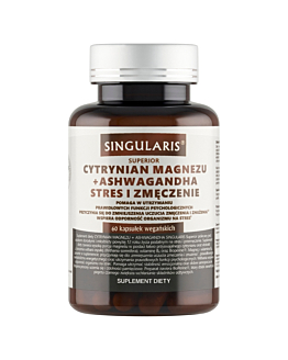 Singularis Superior Cytrynian Magnezu+ Ashwagandha Stres i Zmęczenie