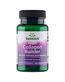 Swanson Vegan Collagen Builder Featuring Dermaval 60 Kaps.