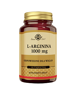 Solgar L-Arginina, 1000 mg, Tabletki
