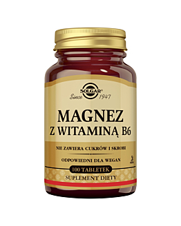 Solgar Magnez z witaminą B6 tabletki