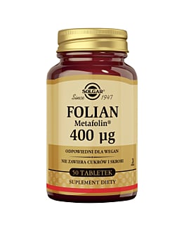 Solgar Folian (Metafolin) 400 mcg tabletki