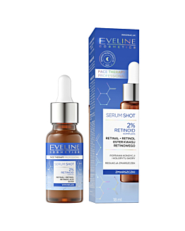 Eveline Serum Shot Trattamento riduzione rughe con 2% complesso di retinoidi 18 ml