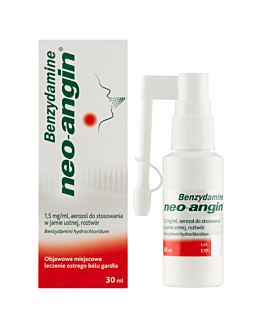 Benzydamine Neo-Angin 1,5 mg/ml Aerozol 