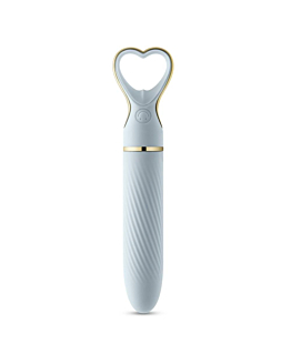 Blush Delice Heartthrob Silicone Bullet Vibrator wibrator z rączką w kształcie serca Something Blue
