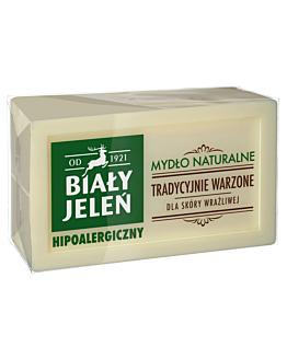 Biały Jeleń Mydło w Kostce Naturalne