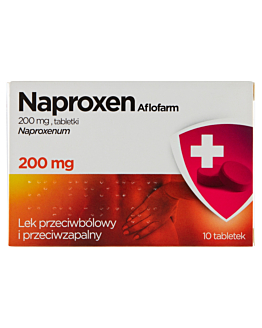 Naproxen 200 mg, 10 Tabletek