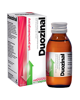 Duozinal (2,5 mg + 58 mg Ca2+)/5 ml, Syrop