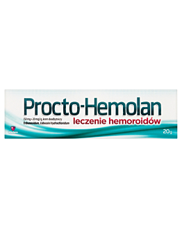 Procto-Hemolan (50mg+20mg)/g, Krem doodbytniczy