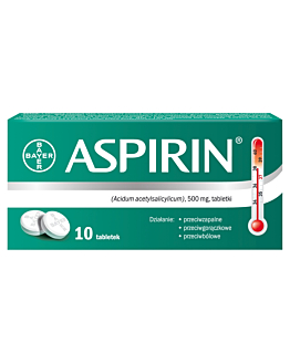 Aspirin 500 mg, Tabletki