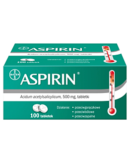 Aspirin 500 mg, 100 Tabletek