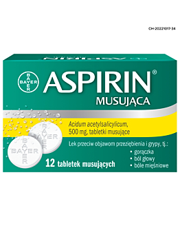 Aspirin Musująca 500 mg, Tabletki musujące