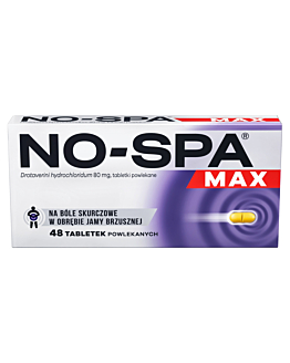 No-Spa MAX tabletki powlekane 80 mg, 48 tabl.