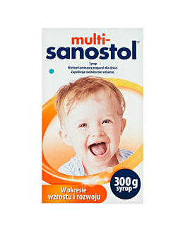 Multi-Sanostol Wielowitaminowy syrop dla dzieci, 300 g