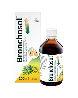Bronchosol (218,0 mg + 0,989 mg)/ 5 ml Syrop