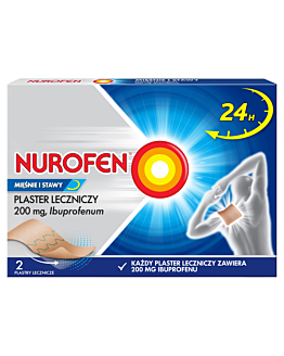 Nurofen Mięśnie i Stawy 200 mg, 2 plastry przeciwbólowe 