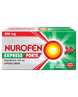 Nurofen Express Forte 400 mg, 30 kaps.
