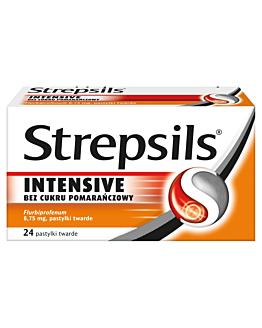 Strepsils Intensive bez cukru smak pomarańczowy 8,75 mg pastylki twarde