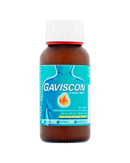 Gaviscon (500 mg + 267 mg + 160 mg)/10 ml zawiesina doustna o smaku mięty, 150 ml