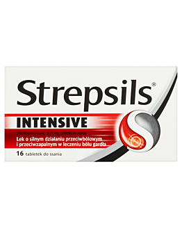 Strepsils Intensive 8,75 mg, Tabletki do ssania, 16 szt.