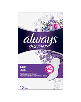 Always Wkładki Na Nietrzymanie Moczu Discreet Long